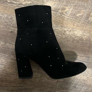 RAYE black booties, size 9